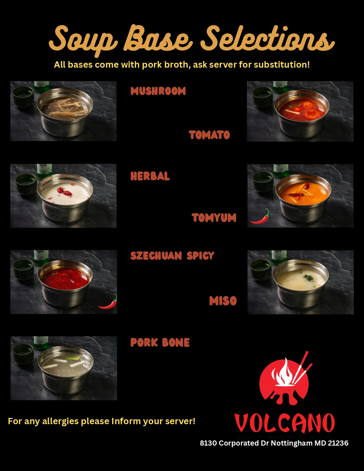 Restaurant menu 2, detailed description provided below